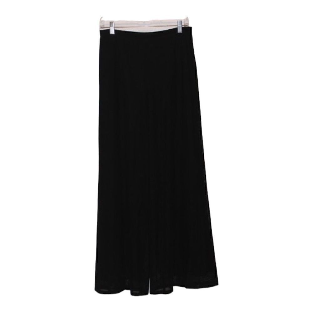 Tadashi Shoji Black Flare high waisted Pants Women's Size PL